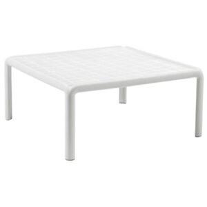 NARDI Bílý plastový zahradní konferenční stolek Komodo Tavolino 70 x 70 cm