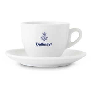 Dallmayr bílý porcelánový šálek s podšálkem 180 ml