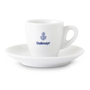 Dallmayr bílý porcelánový šálek s podšálkem 60 ml