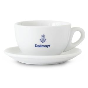 Dallmayr bílý porcelánový šálek s podšálkem 260 ml