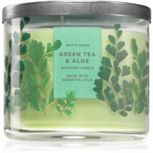 Bath & Body Works Green Tea & Aloe vonná svíčka 411 g