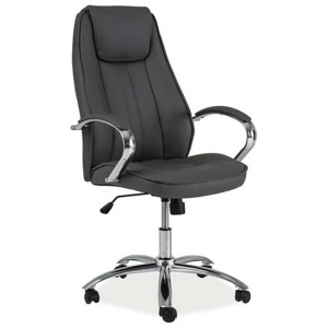 Kancelářská židle QWERTZ, 117-127x61x53x45-55, šedá