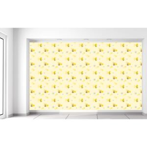 Gario Fototapeta Malá žlutá včelka Materiál: Latexová (lepidlo zdarma), Velikost: 412 x 248 cm