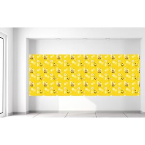 Gario Fototapeta Malé žluté včelky Materiál: Latexová (lepidlo zdarma), Velikost: 268 x 100 cm