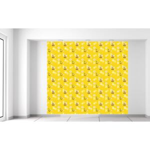 Gario Fototapeta Malé žluté včelky Materiál: Latexová (lepidlo zdarma), Velikost: 268 x 240 cm
