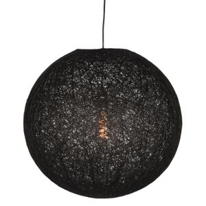 LABEL51 Hanging lamp Twist - Black - Flax - XL Color: Black
