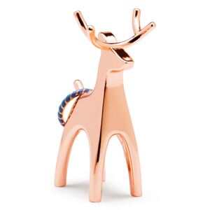 Šperkovnice ve tvaru jelena Umbra Anigram Reindeer | lesklá měděná