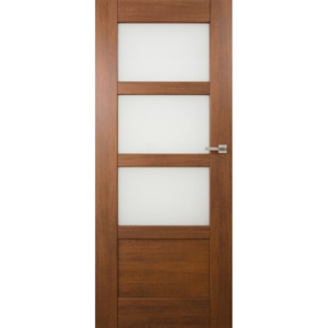 VASCO DOORS Interiérové dveře PORTO kombinované, model 4, Dub rustikál, A