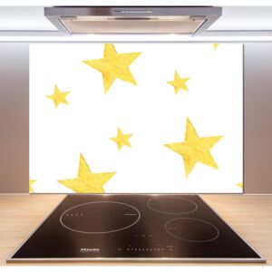 Panel do kuchyně Žluté hvězdy