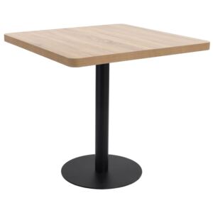 Bistro stolek světle hnědý 80 x 80 cm MDF