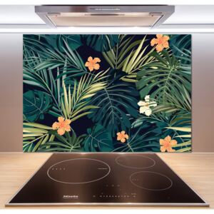 Panel do kuchyně Tropické listí