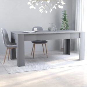 Jídelní stůl šedý 180 x 90 x 76 cm dřevotříska