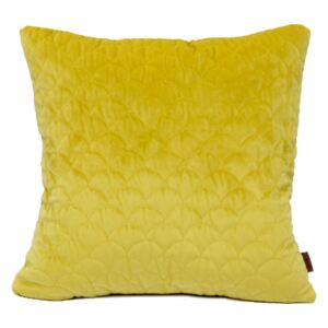 Domarex Povlak na polštářek Elite Velvet žlutá, 45 x 45 cm