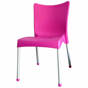 MEGA PLAST MP464 VITA (AL nohy) židle, 82,5x48x55 růžová