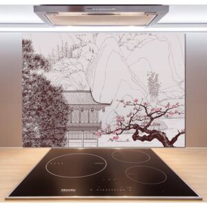 Panel do kuchyně Činská krajina