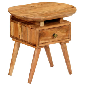 Noční stolek z masivního akáciového dřeva 45 x 35 x 45 cm
