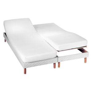 Blancheporte Ochrana matrace pro polohovací lůžka, nepropustná, Bi-ome bílá 160x200cm,roh 22cm