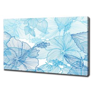 Moderní obraz canvas na rámu Havajské květiny