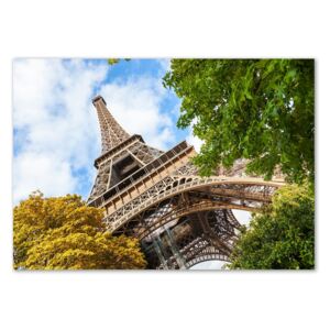 Moderní skleněný obraz z fotografie Eiffelova věž Paříž