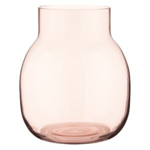 Animadecor Váza Ashley skleněná růžová 19cm