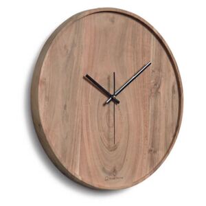 MUZZA Dřevěné nástěnné hodiny Eikaz Ø 30 cm