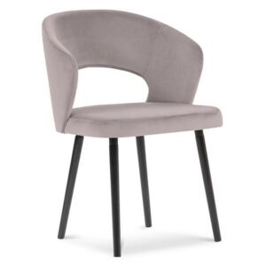 Levandulově fialová jídelní židle se sametovým potahem Windsor & Co Sofas Elpis