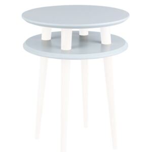 Ragaba Odkládací stolek Iram, 45x45x61 cm, světle šedá/bílá