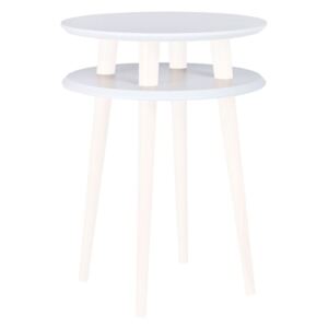 Ragaba Bílý odkládací stolek Iram, 45x45x61 cm