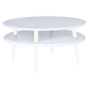 Ragaba Bílý konferenční stolek Iram, 70x70x35 cm