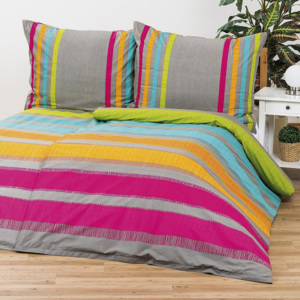 Bedtex povlečení ELLE oranžové bavlna, 220 x 200 cm, 2 ks 70 x 90 cm