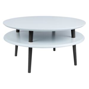 Ragaba Konferenční stolek Iram, 70x70x35 cm, světle šedá/černá