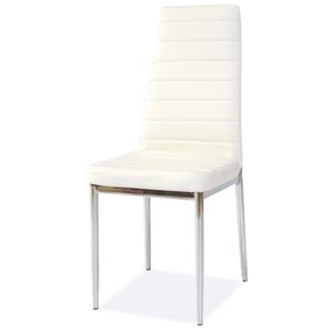 **Jídelní čalouněná židle H-261 bílá
