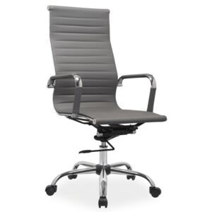 Kancelářská židle Q-040 eko šedá