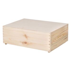 Foglio Dřevěný box s víkem 40X30X14 CM bez rukojeti
