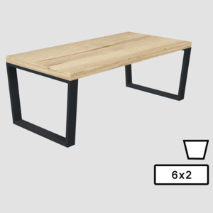 Konferenční stolek Vezi (Rozměr (d x š): 130 x 60 cm, Materiál desky: Dub Gladstone tabákový (laminovaná dřevotříska))