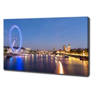 Foto obraz tištěný na plátně Londoy Eye Londýn