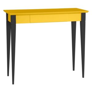 Ragaba Psací stůl Svante III, 105x40x74 cm, žlutá/černá