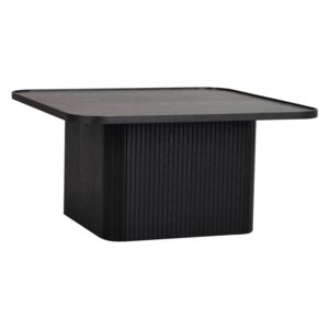 Černý dubový konferenční stolek Rowico Andy L, 80 cm