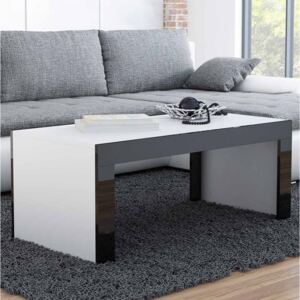Konferenční stolek CAMA TESS Barva: bílá/černá