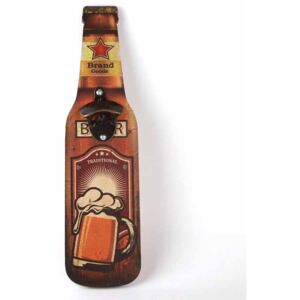 TOP cedule Dřevěná Cedule Otvírák na lahve Beer