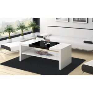 Hubertus Konferenční stolek DUO Barva: bílá/černá