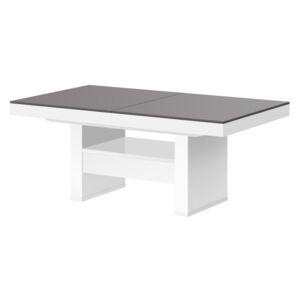 Hubertus Nastavitelný konferenční stolek AVERSA LUX Barva: šedá/bílá