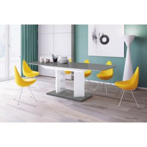 Hubertus Jídelní stůl LINOSA 3 Barva: šedá/bílá