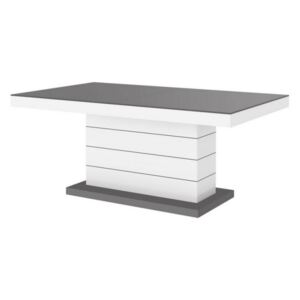 Hubertus Konferenční stolek MATERA LUX MAT Barva: šedá/bílá