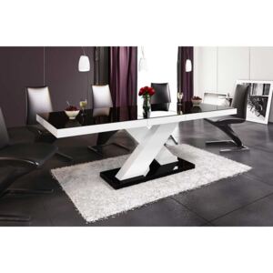 Hubertus Jídelní stůl XENON Barva: černá/bílá