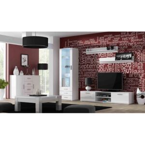 Cama Meble Obývací stěna SOHO 2 Barva: bílá, Délka TV stolku: 140cm