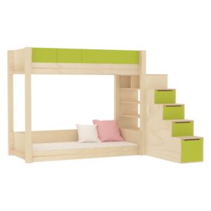 LITTLE DESIGN TYP G – Dětská postel / Palanda Barva: 5 - světle zelená