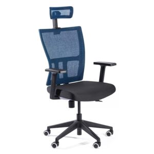 ADK Trade s.r.o. Kancelářská síťovaná židle ADK Mercury Plus, modrá