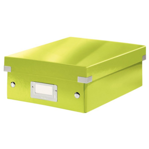 Krabice CLICK & STORE WOW malá organizační, zelená