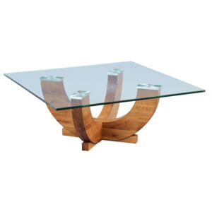 Konferenční stolek skleněný Leon, 85 cm